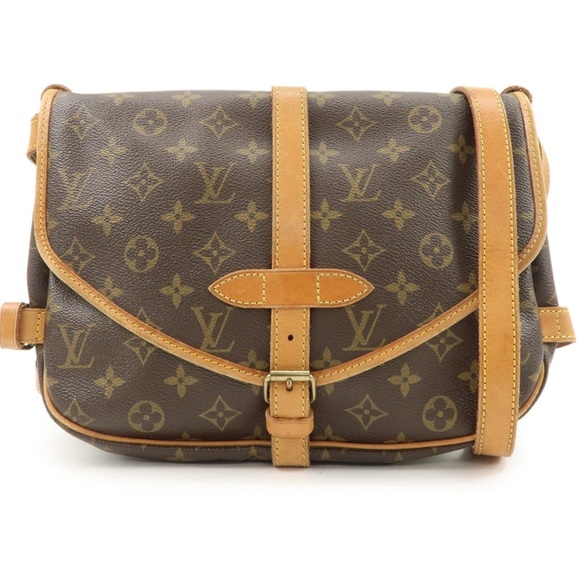 LOUIS VUITTON Monogram Saumur 30 Crossbody - Picture 1 of 12